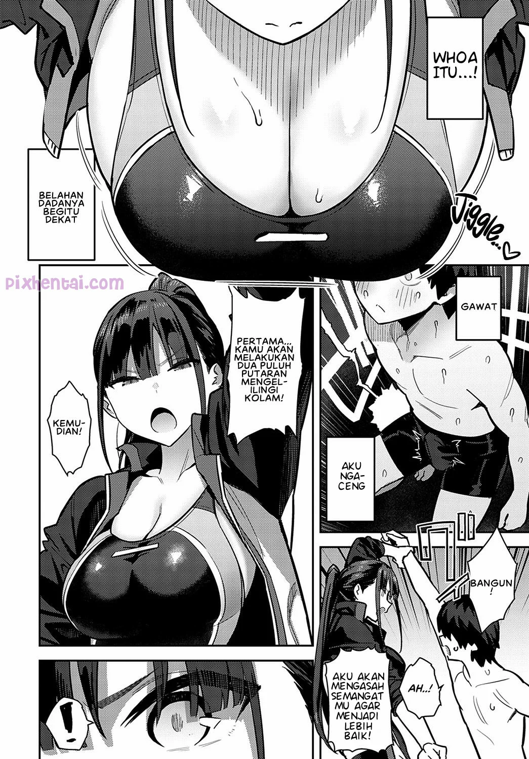 Komik hentai xxx manga sex bokep Getting Jerked Off by the Swimming Club Senpai 4